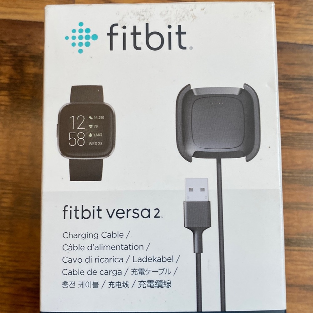 New Fitbit versa 2 charging cable